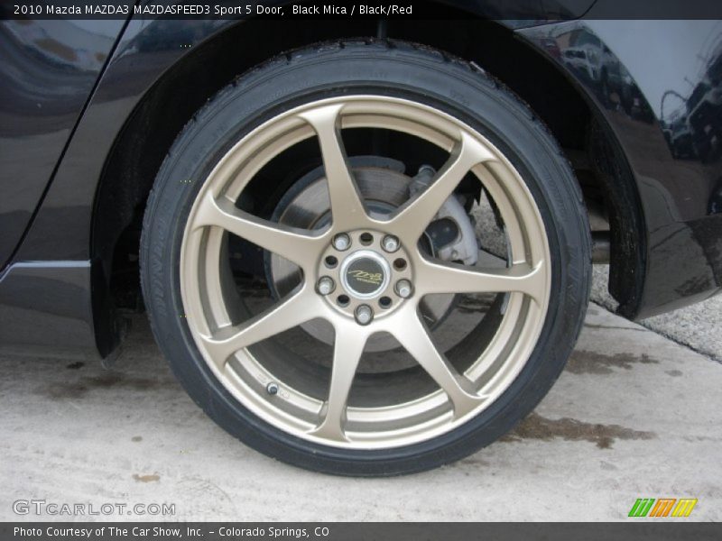 Black Mica / Black/Red 2010 Mazda MAZDA3 MAZDASPEED3 Sport 5 Door