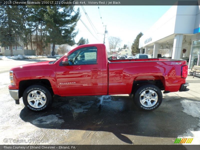 Victory Red / Jet Black 2015 Chevrolet Silverado 1500 LT Z71 Double Cab 4x4