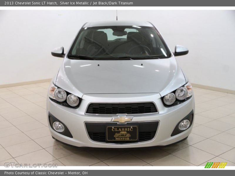 Silver Ice Metallic / Jet Black/Dark Titanium 2013 Chevrolet Sonic LT Hatch