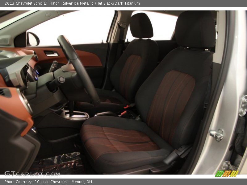  2013 Sonic LT Hatch Jet Black/Dark Titanium Interior