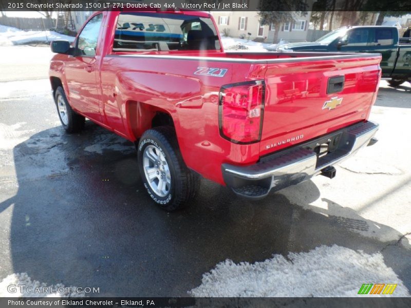 Victory Red / Jet Black 2015 Chevrolet Silverado 1500 LT Z71 Double Cab 4x4