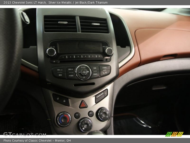 Silver Ice Metallic / Jet Black/Dark Titanium 2013 Chevrolet Sonic LT Hatch