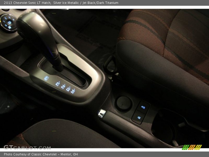 Silver Ice Metallic / Jet Black/Dark Titanium 2013 Chevrolet Sonic LT Hatch