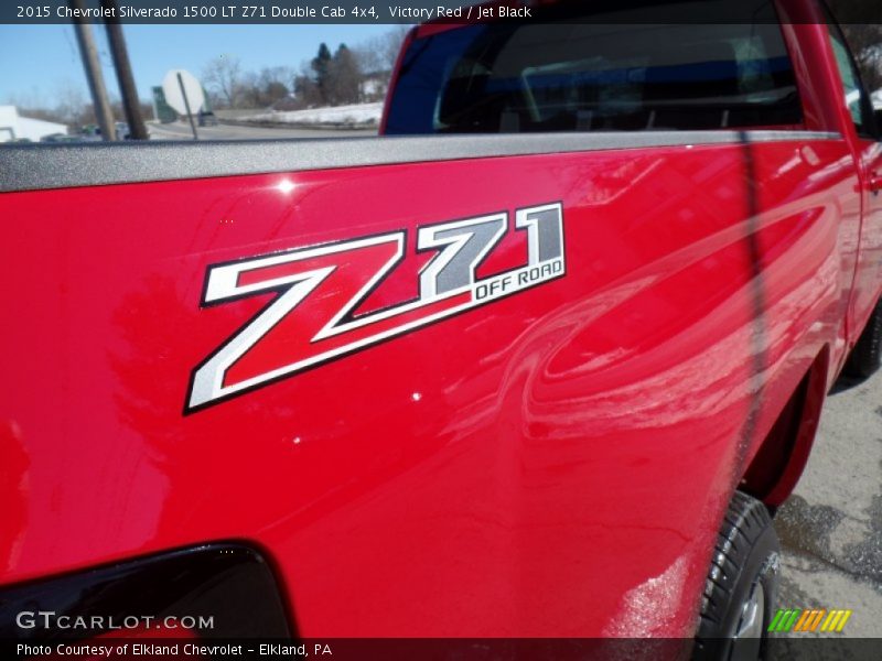 Victory Red / Jet Black 2015 Chevrolet Silverado 1500 LT Z71 Double Cab 4x4