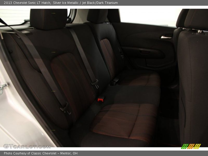 Silver Ice Metallic / Jet Black/Dark Titanium 2013 Chevrolet Sonic LT Hatch
