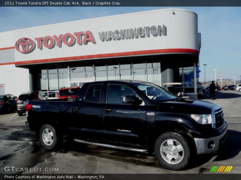 Black / Graphite Gray 2011 Toyota Tundra SR5 Double Cab 4x4