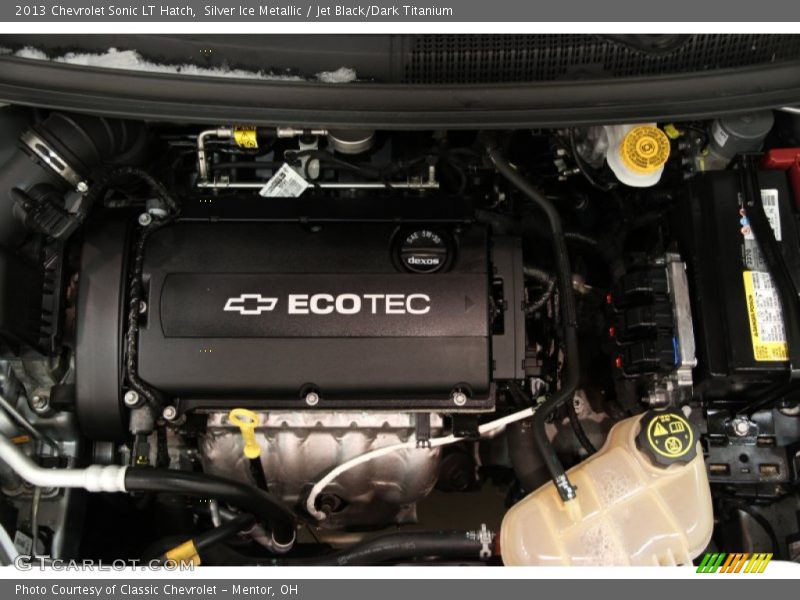 Silver Ice Metallic / Jet Black/Dark Titanium 2013 Chevrolet Sonic LT Hatch