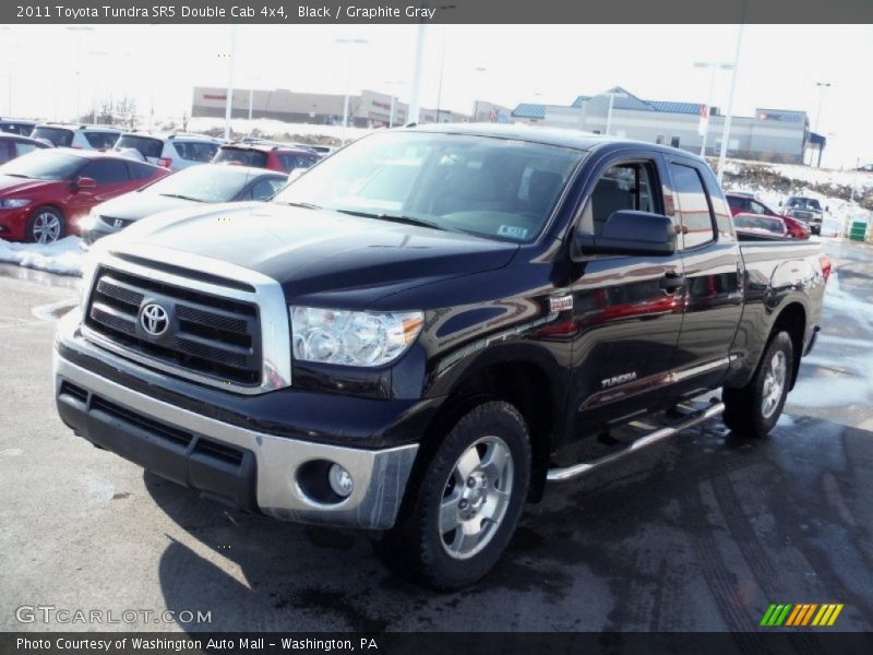 Black / Graphite Gray 2011 Toyota Tundra SR5 Double Cab 4x4