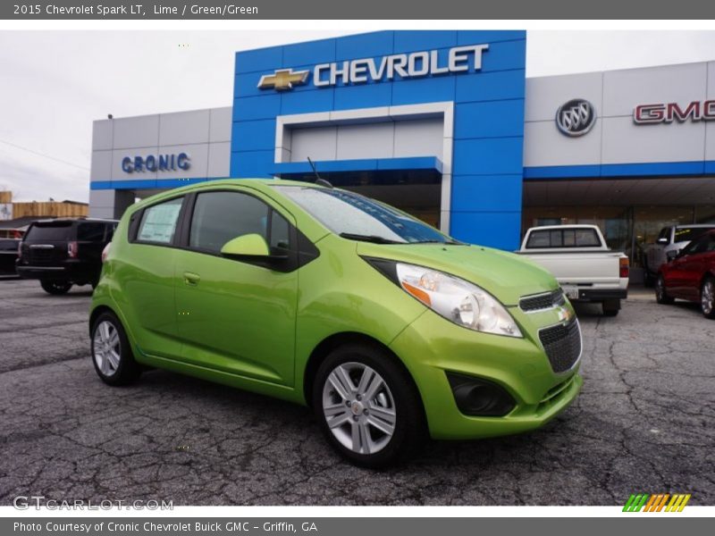 Lime / Green/Green 2015 Chevrolet Spark LT