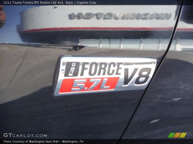 Black / Graphite Gray 2011 Toyota Tundra SR5 Double Cab 4x4