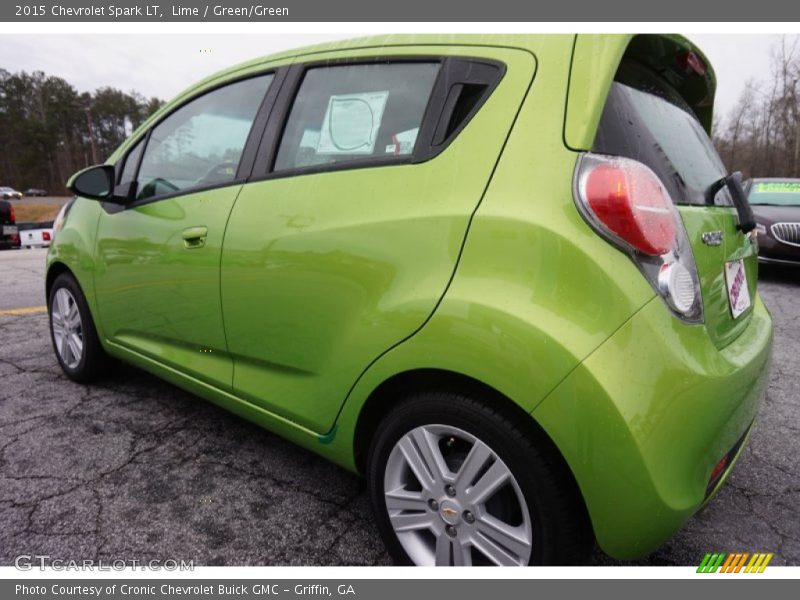 Lime / Green/Green 2015 Chevrolet Spark LT