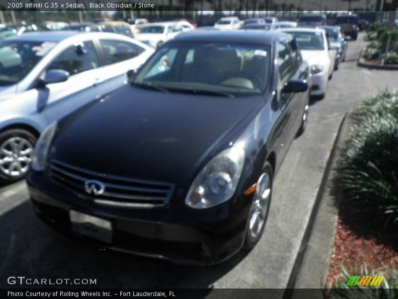 Black Obsidian / Stone 2005 Infiniti G 35 x Sedan