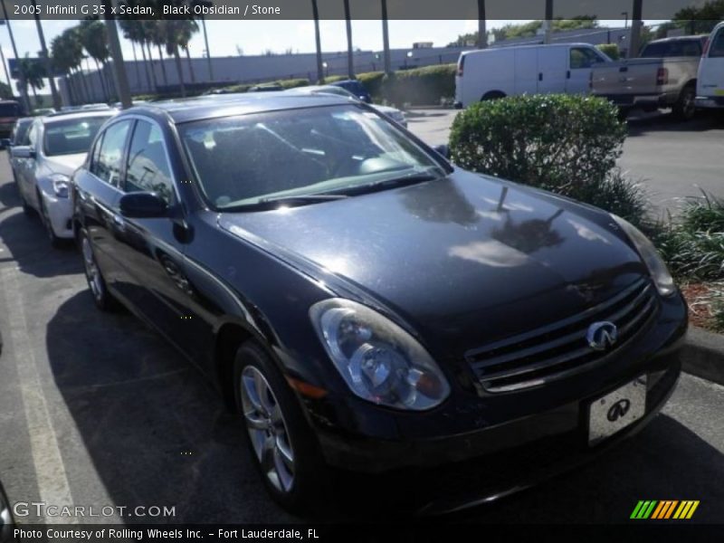 Black Obsidian / Stone 2005 Infiniti G 35 x Sedan