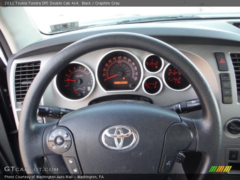 Black / Graphite Gray 2011 Toyota Tundra SR5 Double Cab 4x4