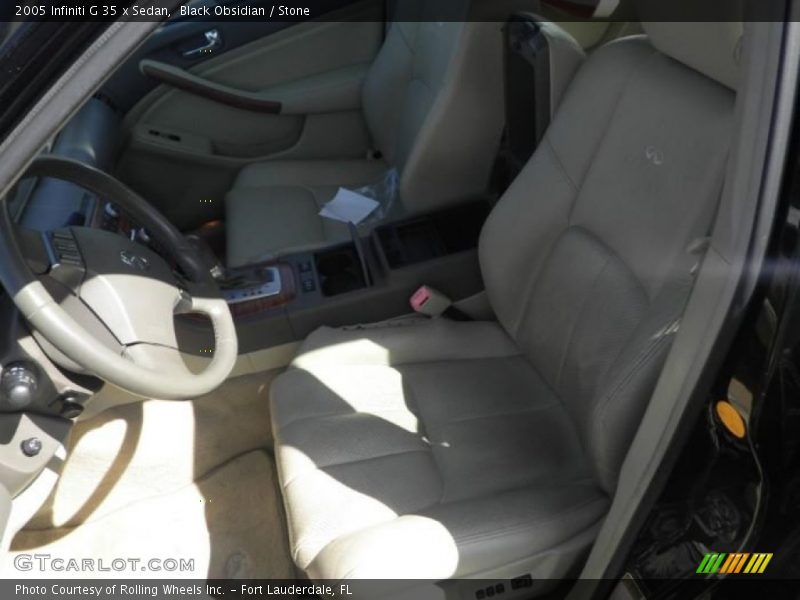  2005 G 35 x Sedan Stone Interior