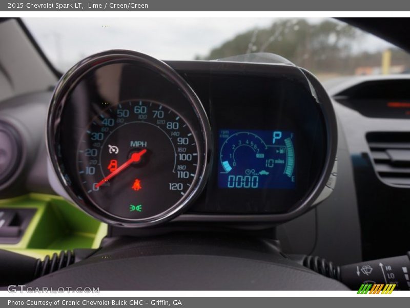 Lime / Green/Green 2015 Chevrolet Spark LT