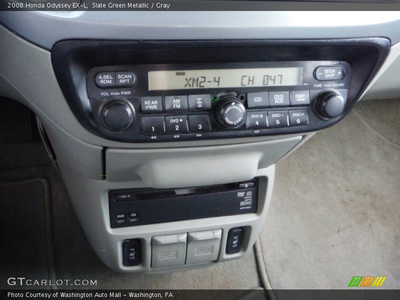 Slate Green Metallic / Gray 2008 Honda Odyssey EX-L