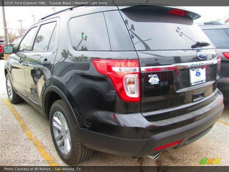 Tuxedo Black / Medium Light Stone 2015 Ford Explorer FWD