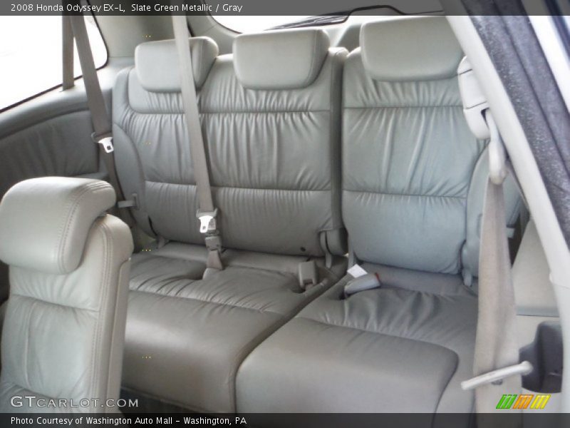 Slate Green Metallic / Gray 2008 Honda Odyssey EX-L