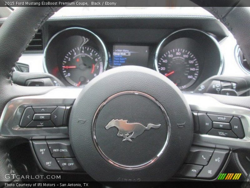 Black / Ebony 2015 Ford Mustang EcoBoost Premium Coupe