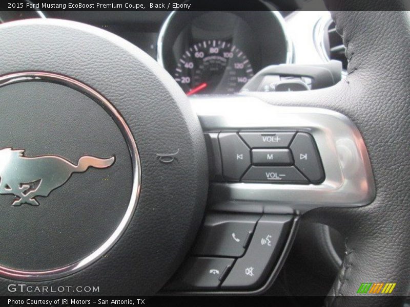 Black / Ebony 2015 Ford Mustang EcoBoost Premium Coupe