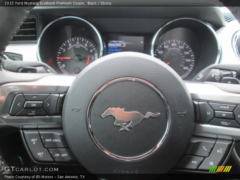 Black / Ebony 2015 Ford Mustang EcoBoost Premium Coupe