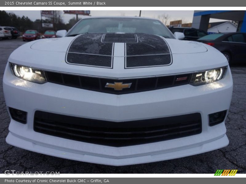 Summit White / Black 2015 Chevrolet Camaro SS Coupe