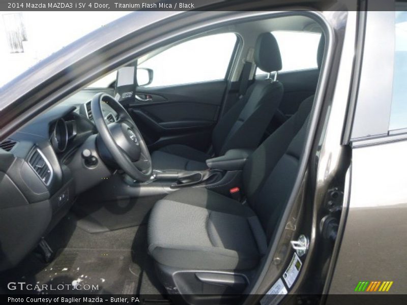 Titanium Flash Mica / Black 2014 Mazda MAZDA3 i SV 4 Door