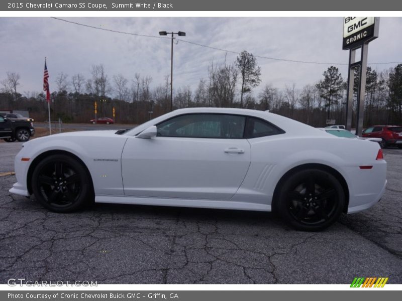 Summit White / Black 2015 Chevrolet Camaro SS Coupe