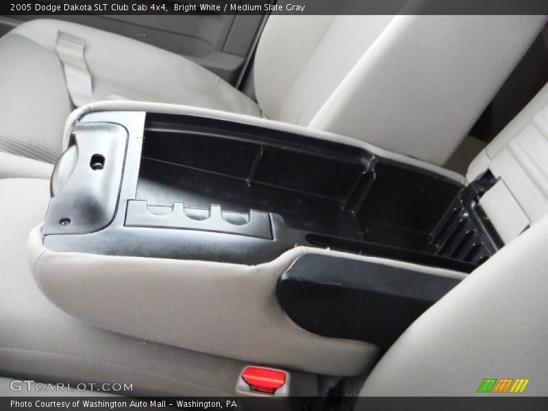 Bright White / Medium Slate Gray 2005 Dodge Dakota SLT Club Cab 4x4