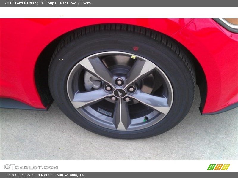 Race Red / Ebony 2015 Ford Mustang V6 Coupe