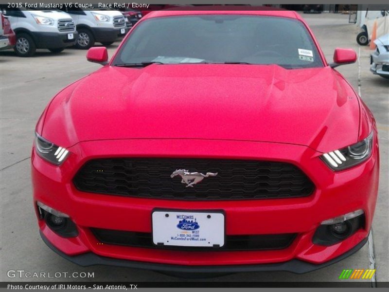 Race Red / Ebony 2015 Ford Mustang V6 Coupe