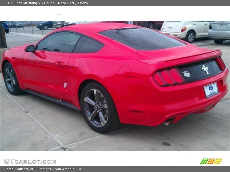 Race Red / Ebony 2015 Ford Mustang V6 Coupe