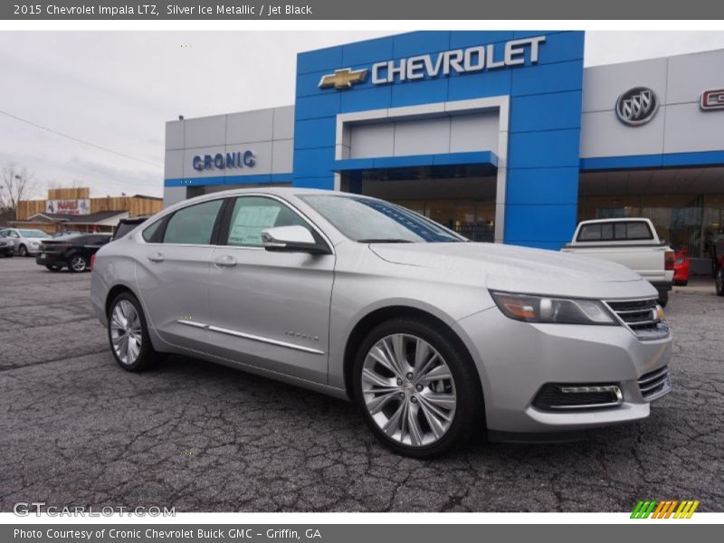 Silver Ice Metallic / Jet Black 2015 Chevrolet Impala LTZ