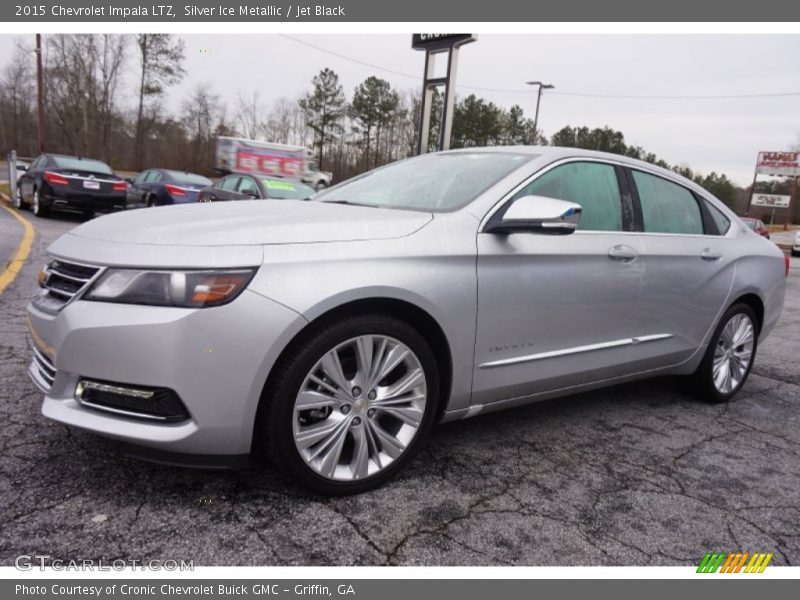Silver Ice Metallic / Jet Black 2015 Chevrolet Impala LTZ