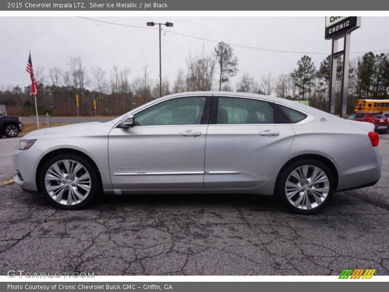 Silver Ice Metallic / Jet Black 2015 Chevrolet Impala LTZ