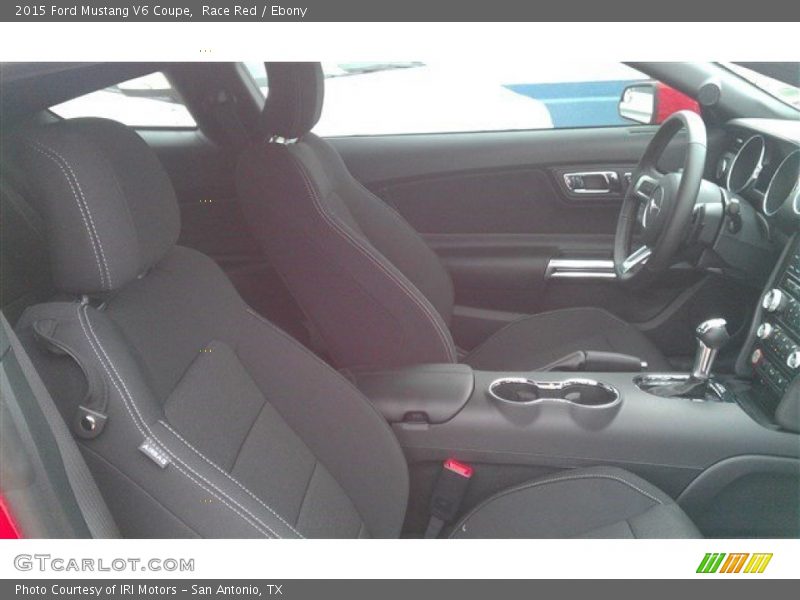 Race Red / Ebony 2015 Ford Mustang V6 Coupe