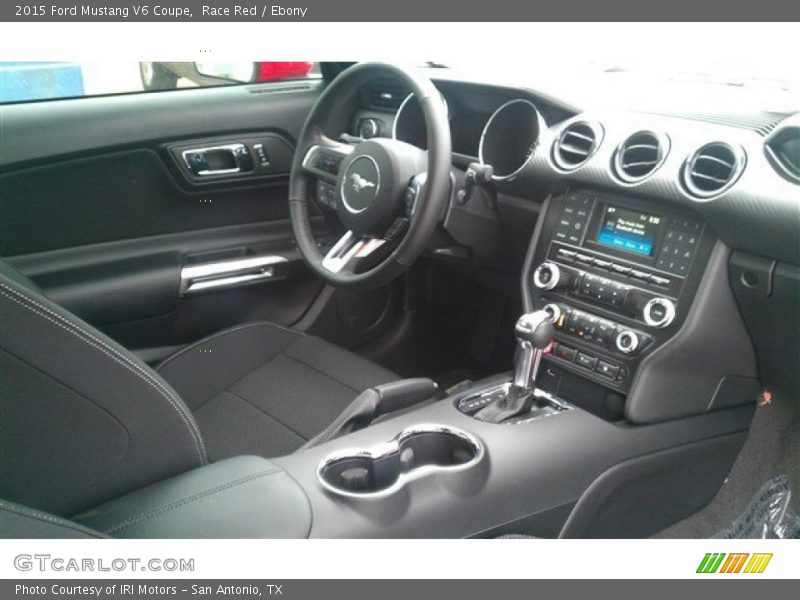 Race Red / Ebony 2015 Ford Mustang V6 Coupe