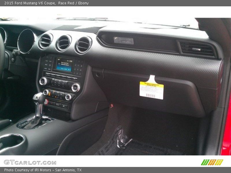 Race Red / Ebony 2015 Ford Mustang V6 Coupe