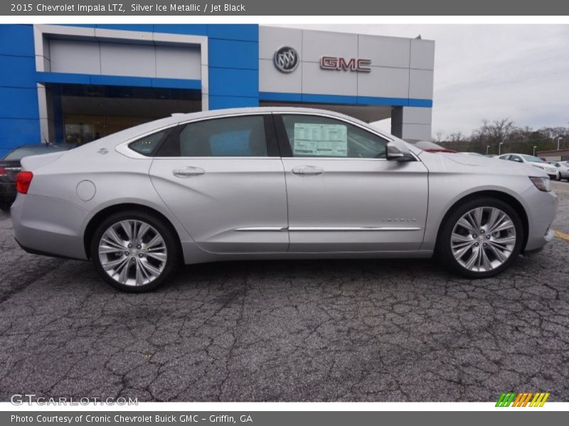 Silver Ice Metallic / Jet Black 2015 Chevrolet Impala LTZ