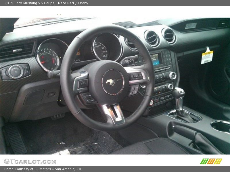 Race Red / Ebony 2015 Ford Mustang V6 Coupe