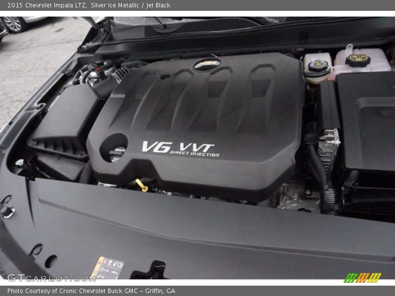 Silver Ice Metallic / Jet Black 2015 Chevrolet Impala LTZ