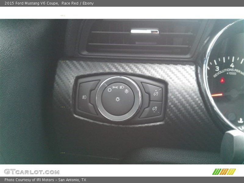 Race Red / Ebony 2015 Ford Mustang V6 Coupe