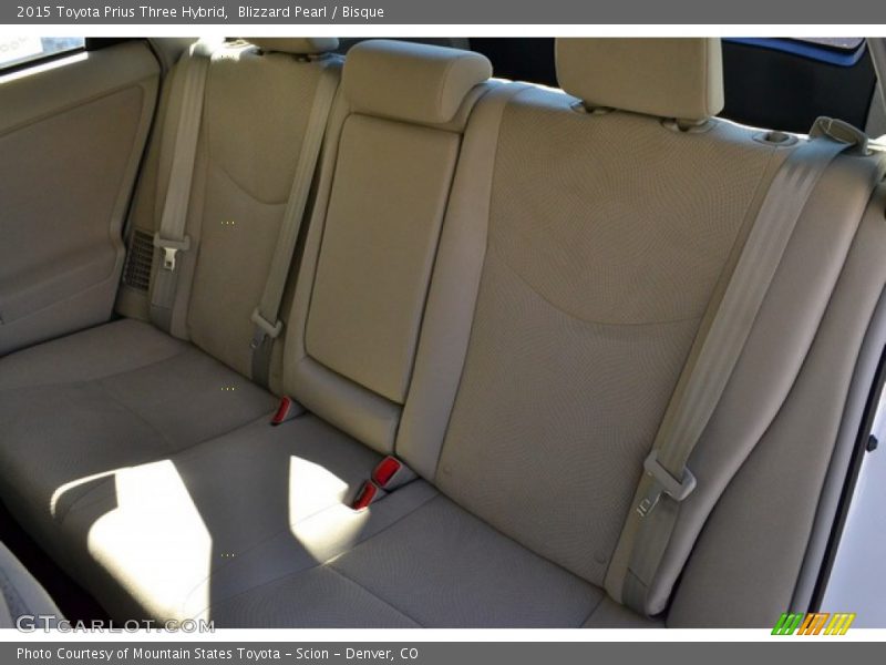 Blizzard Pearl / Bisque 2015 Toyota Prius Three Hybrid