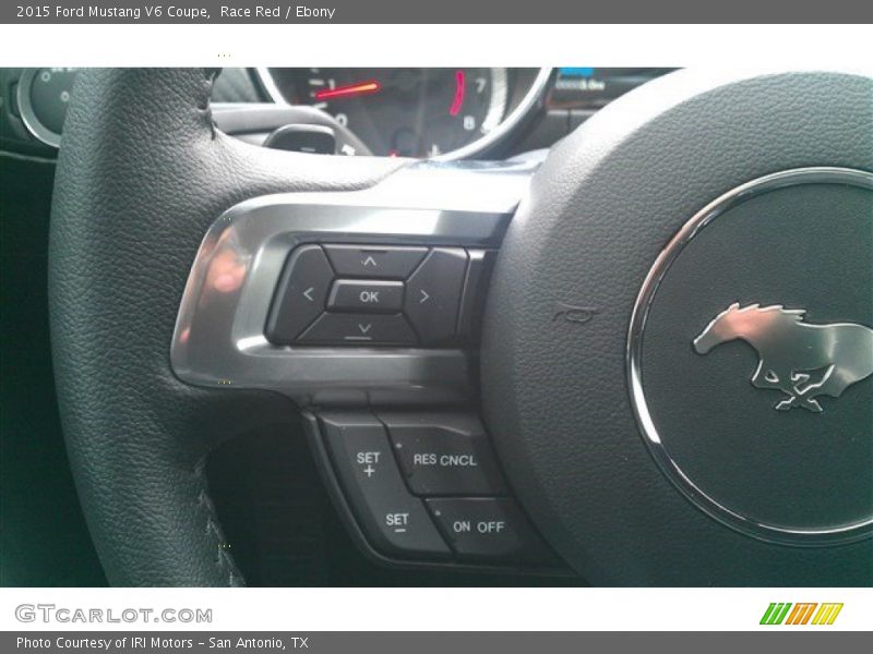 Race Red / Ebony 2015 Ford Mustang V6 Coupe