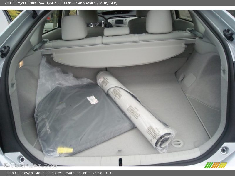 Classic Silver Metallic / Misty Gray 2015 Toyota Prius Two Hybrid