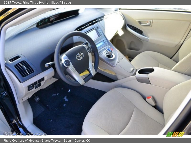  2015 Prius Three Hybrid Bisque Interior