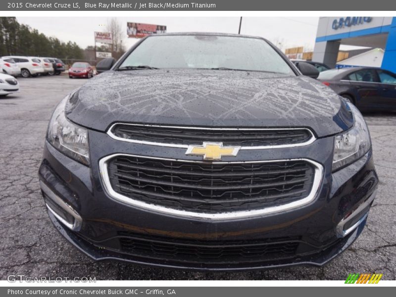 Blue Ray Metallic / Jet Black/Medium Titanium 2015 Chevrolet Cruze LS