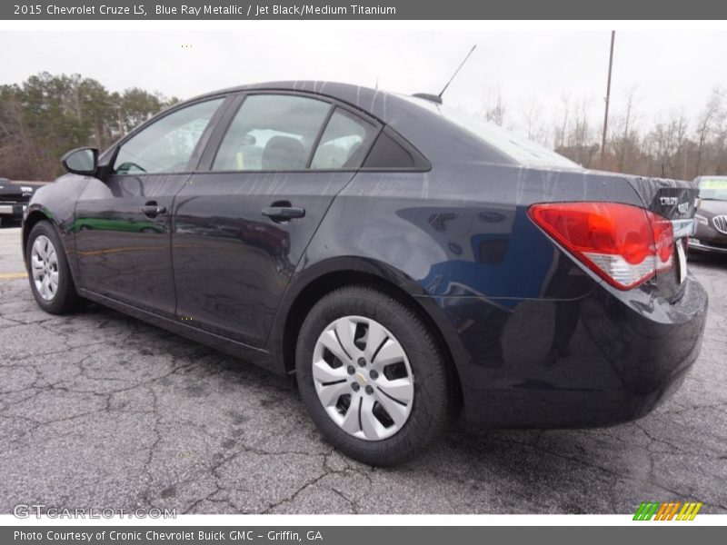 Blue Ray Metallic / Jet Black/Medium Titanium 2015 Chevrolet Cruze LS