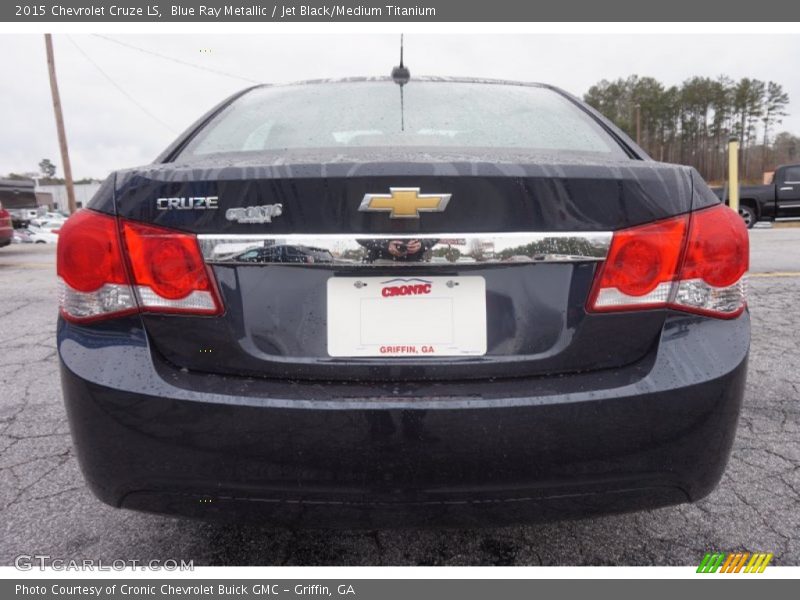 Blue Ray Metallic / Jet Black/Medium Titanium 2015 Chevrolet Cruze LS